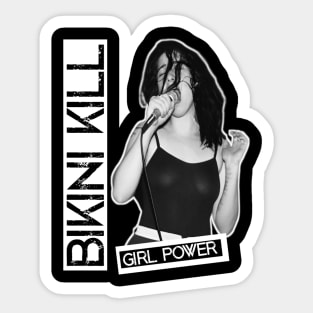 bikini kill ( girl power ) Sticker